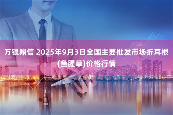 万银鼎信 2025年9月3日全国主要批发市场折耳根(鱼腥草)价格行情