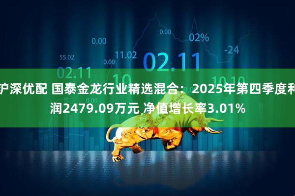 沪深优配 国泰金龙行业精选混合：2025年第四季度利润2479.09万元 净值增长率3.01%